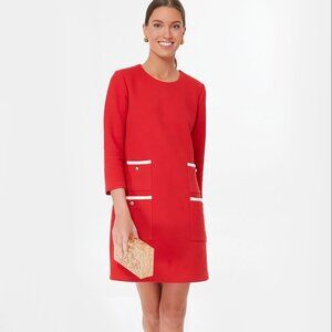 Tuckernuck Red Francoise Mod Mini Dress
